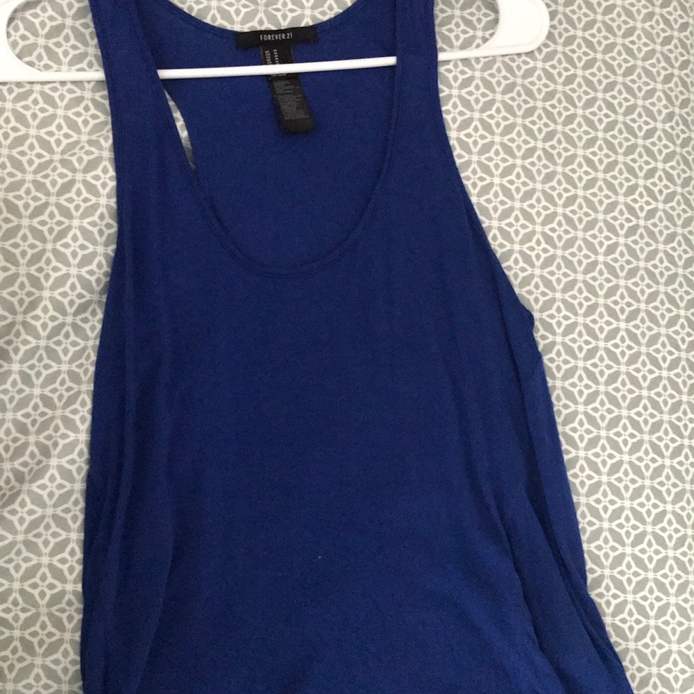 Forever 21 royal blue tank top